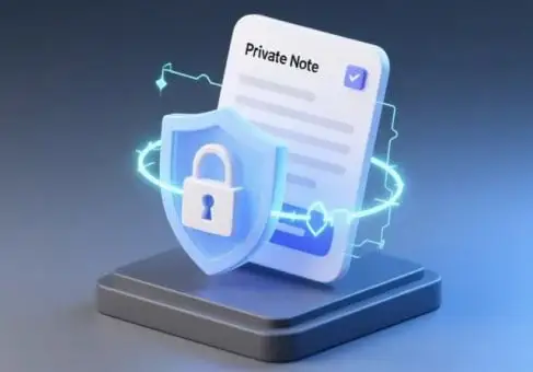 Send One time private note