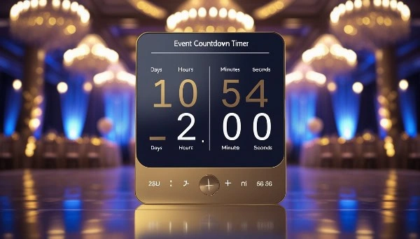 Create a custom countdown timer for your event and share it with ease using our event countdown generator.